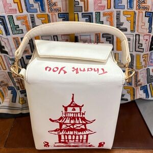 White and Red Mini Bag